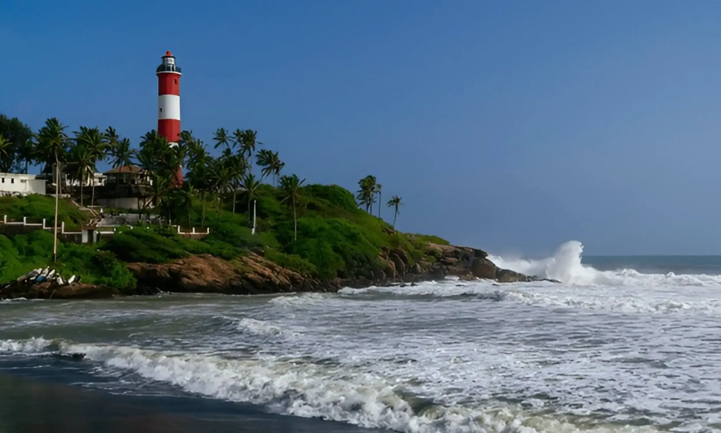 Kerala Tourism - Kovalam- Top 10 Tourist Destinations in Kerala
